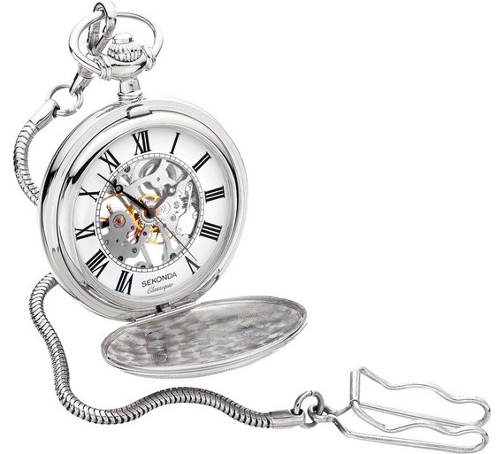 Buy Sekonda Classique Men's Mechanical Skeleton Pocket Watch at Argos