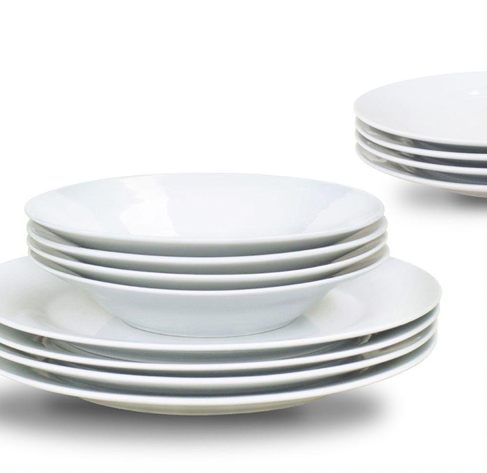 Review of Sabichi 12 Piece Day to Day Porcelain Dinner Set