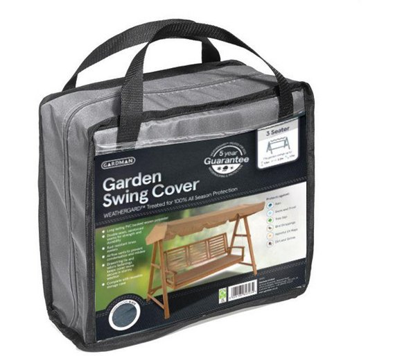 Buy Gardman - 3 Seater Garden Swing Cover - Black at Argos.co.uk - Your