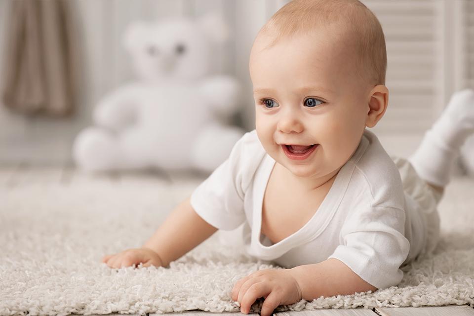 Baby development.