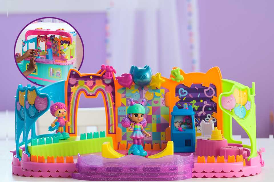Gabby's Dollhouse Party Room playset.