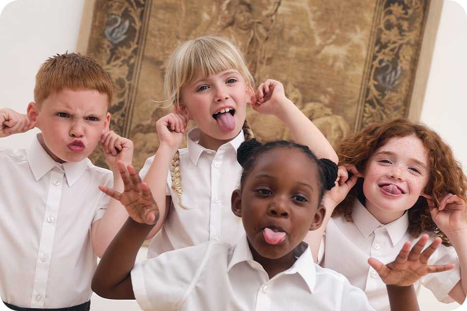 Shirts & blouses. Non-iron - designed to save time and effort on busy school mornings.ac