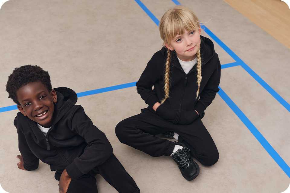 PE kits. T-shirts, shorts, hoodies, plimsoles & more.