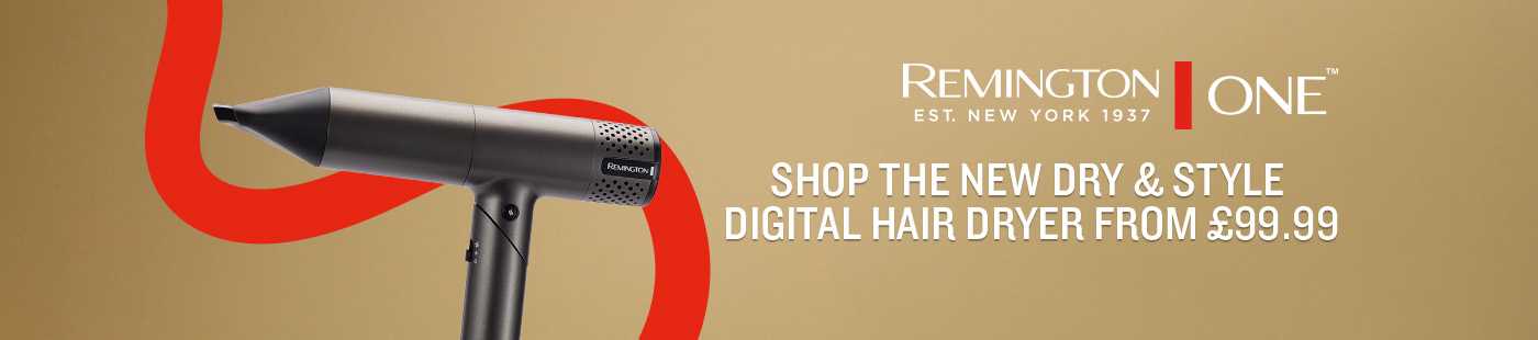 Remington One. EST. New York 1937. Shop the new dry & style digital hair dryer from £99.99.
