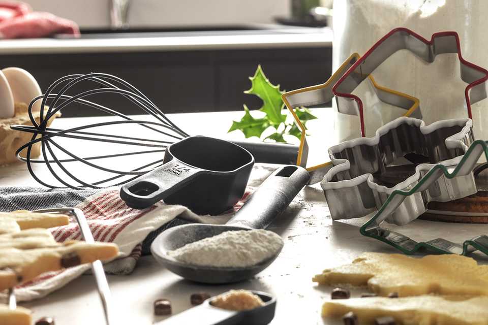 Habitat 5 Piece Baking set being used for baking biscuits.