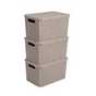 Strata boxes.