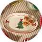 Argos Home Ceramic Tree Print Serving Platter.