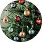 Christmas baubles.