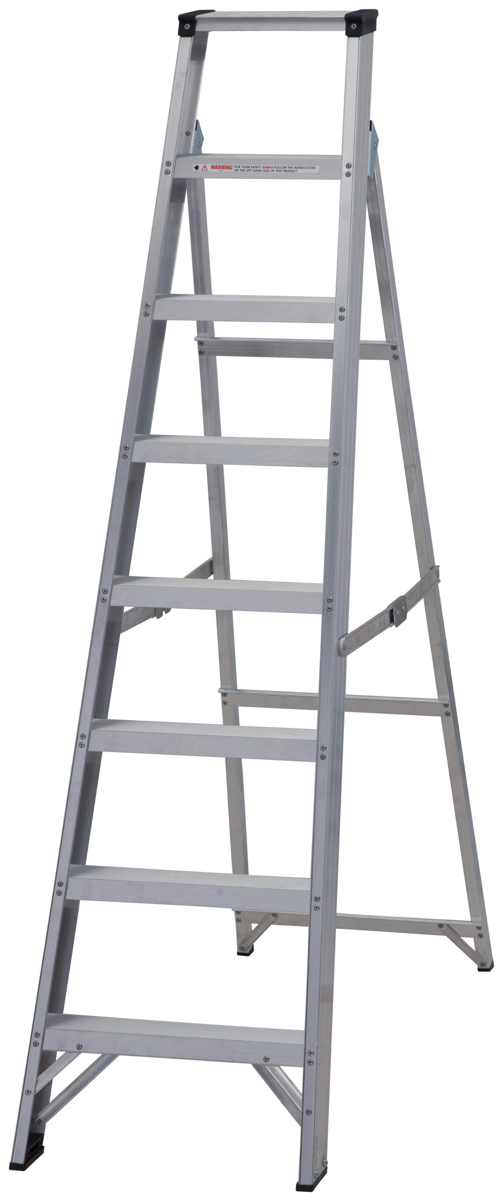 Abru - 8 Tread Builders Stepladder 281m - Reach Height Review