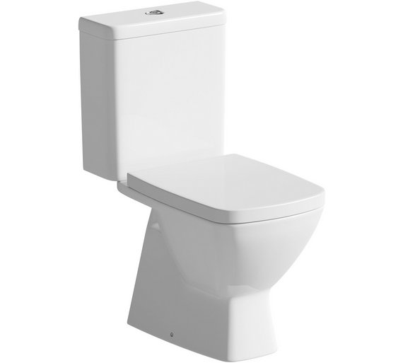 Buy Eliana Ebony Close Coupled Toilet and Soft Close Seat at Argos.co