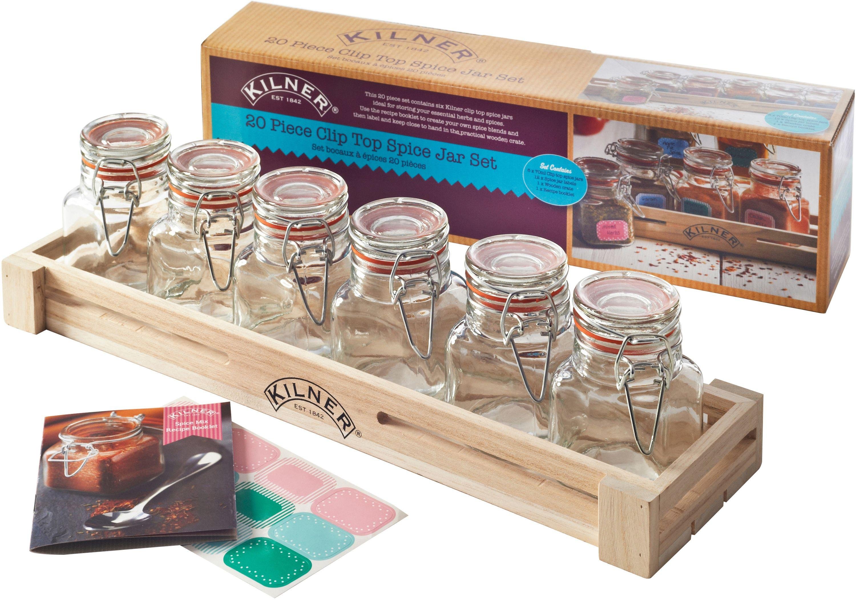 Kilner 20 Piece Spice Jar Gift Set. review