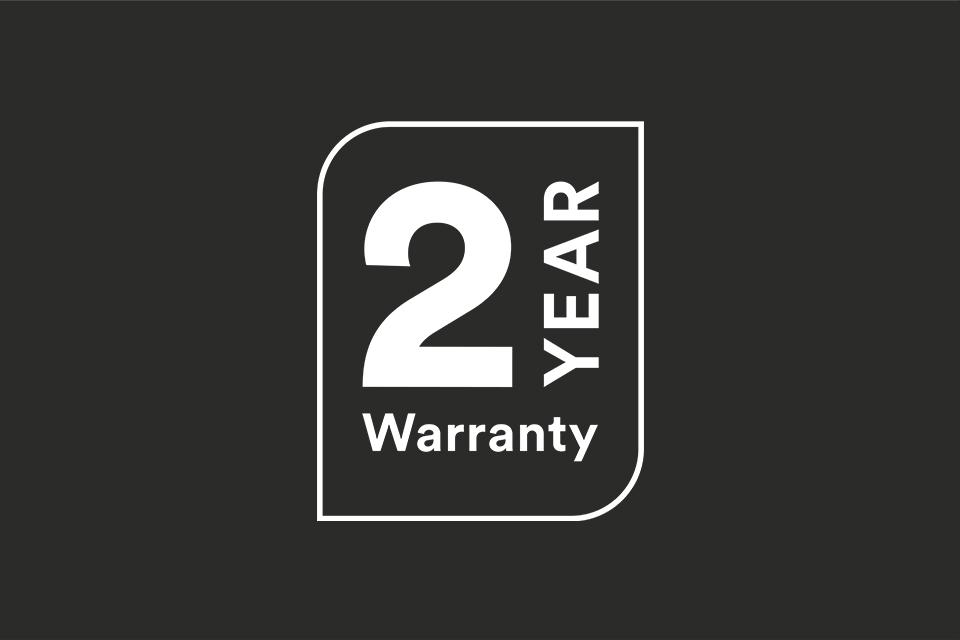 2 year warranty across all appliances.