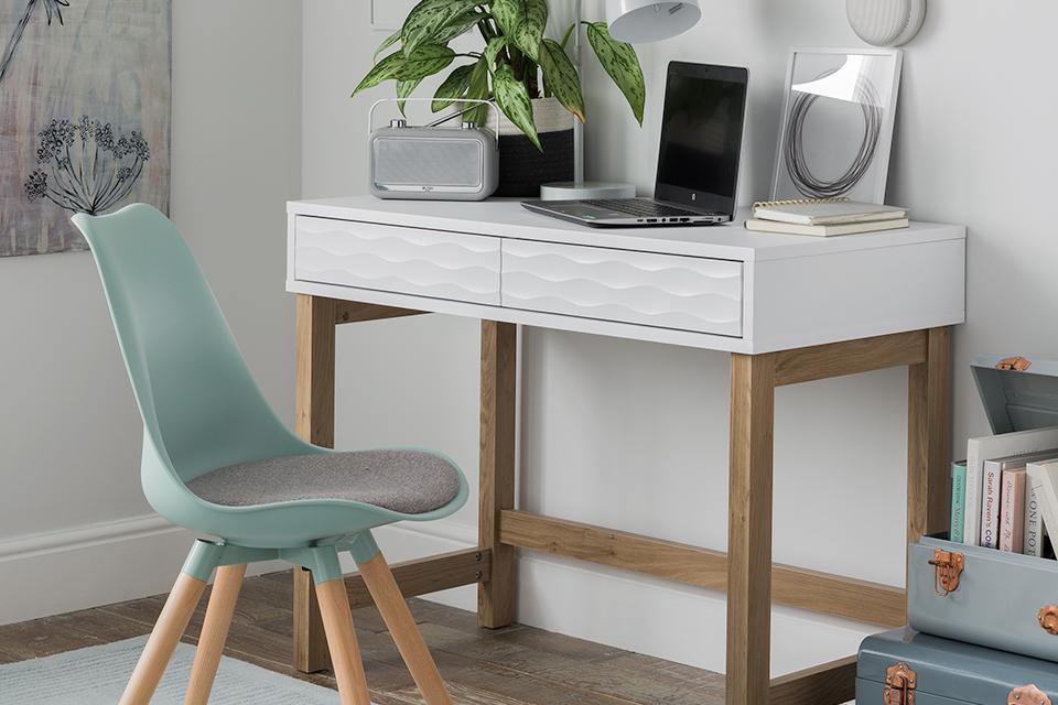 How to create a home office in a small space.