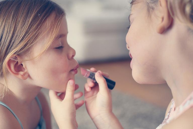 Kids' makeup.