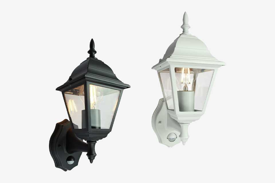 Aaron outdoor PIR lanterns.