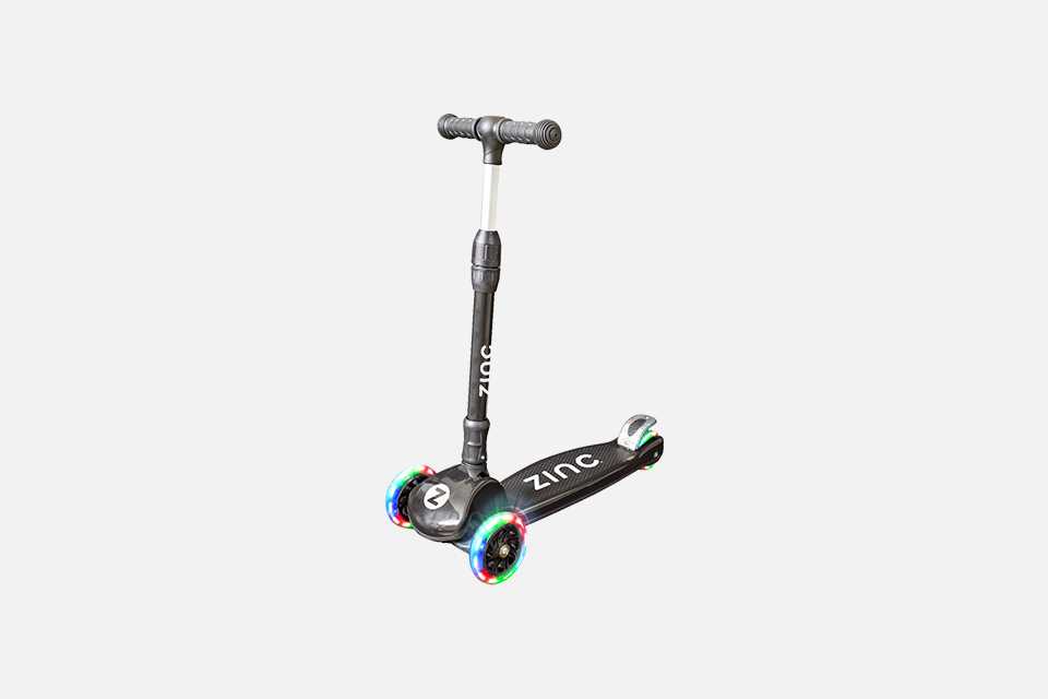 Zinc Black Folding T-Motion Tri Scooter.