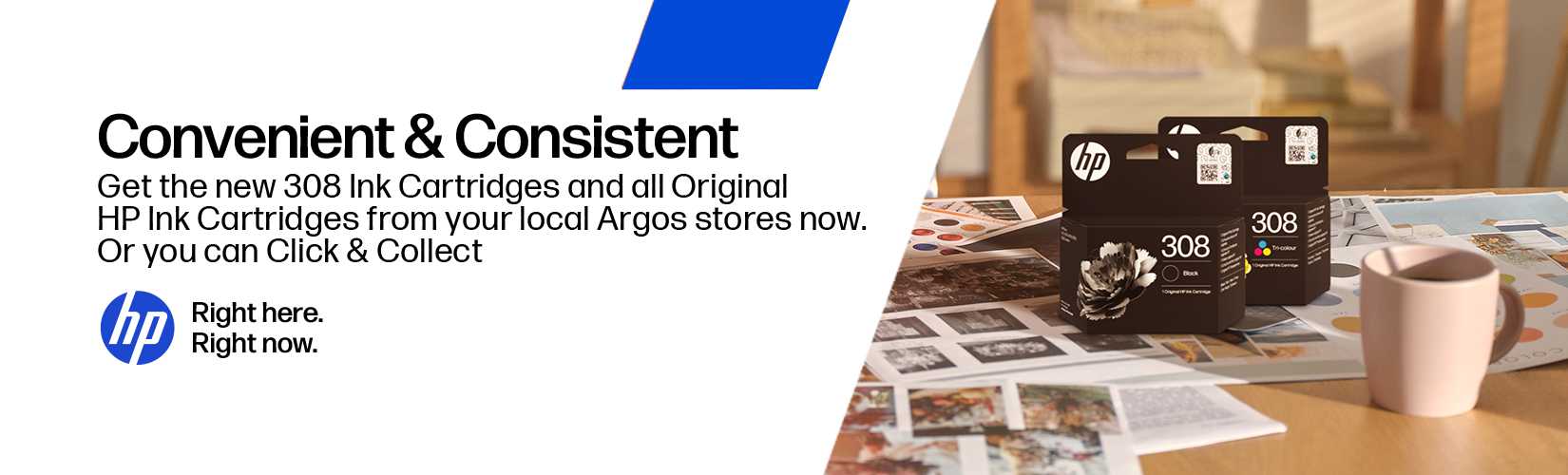 HP. Convenient & Consistent. Get the new 308 ink cartridges and all original HP ink cartridges from your local Argos stores now.