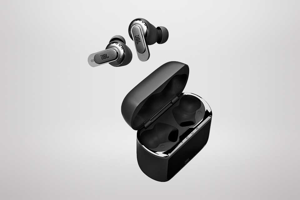 JBL TOUR PRO 3 In-Ear True Wireless Earbuds - Black.