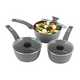 Saucepans.