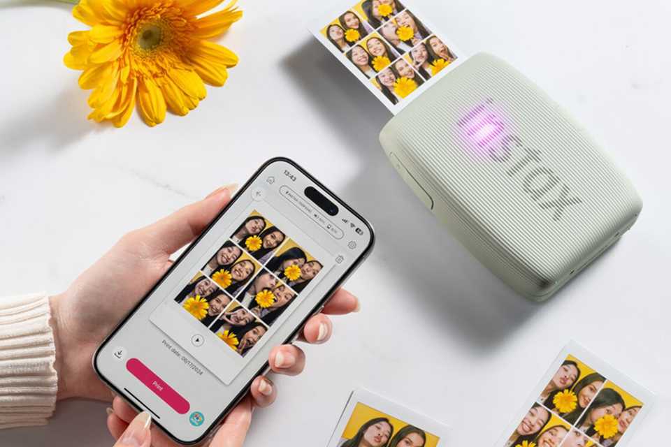 Instant cameras, film and printers.