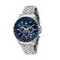 Maserati Sfida Sport Men's Blue Dial Stainless Steel Bracelet Watch.