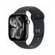 Apple Watch Series 11 GPS 46mm Jet Black Sport Band.