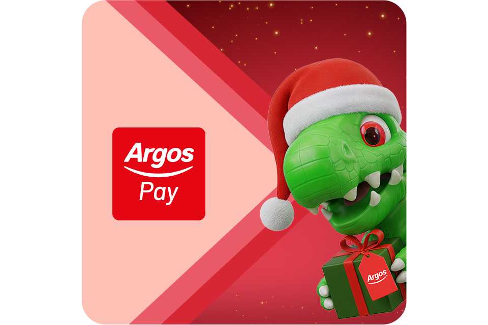 Spread the cost this Christmas with Argos Pay. Representative 34.9% APR (variable)*.