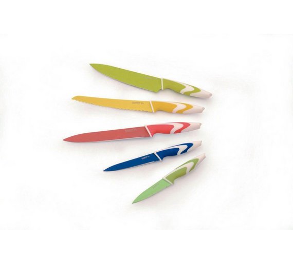 Buy BergHOFF 5 Piece Ceramic Coated Knives at Argos.co.uk Your Online