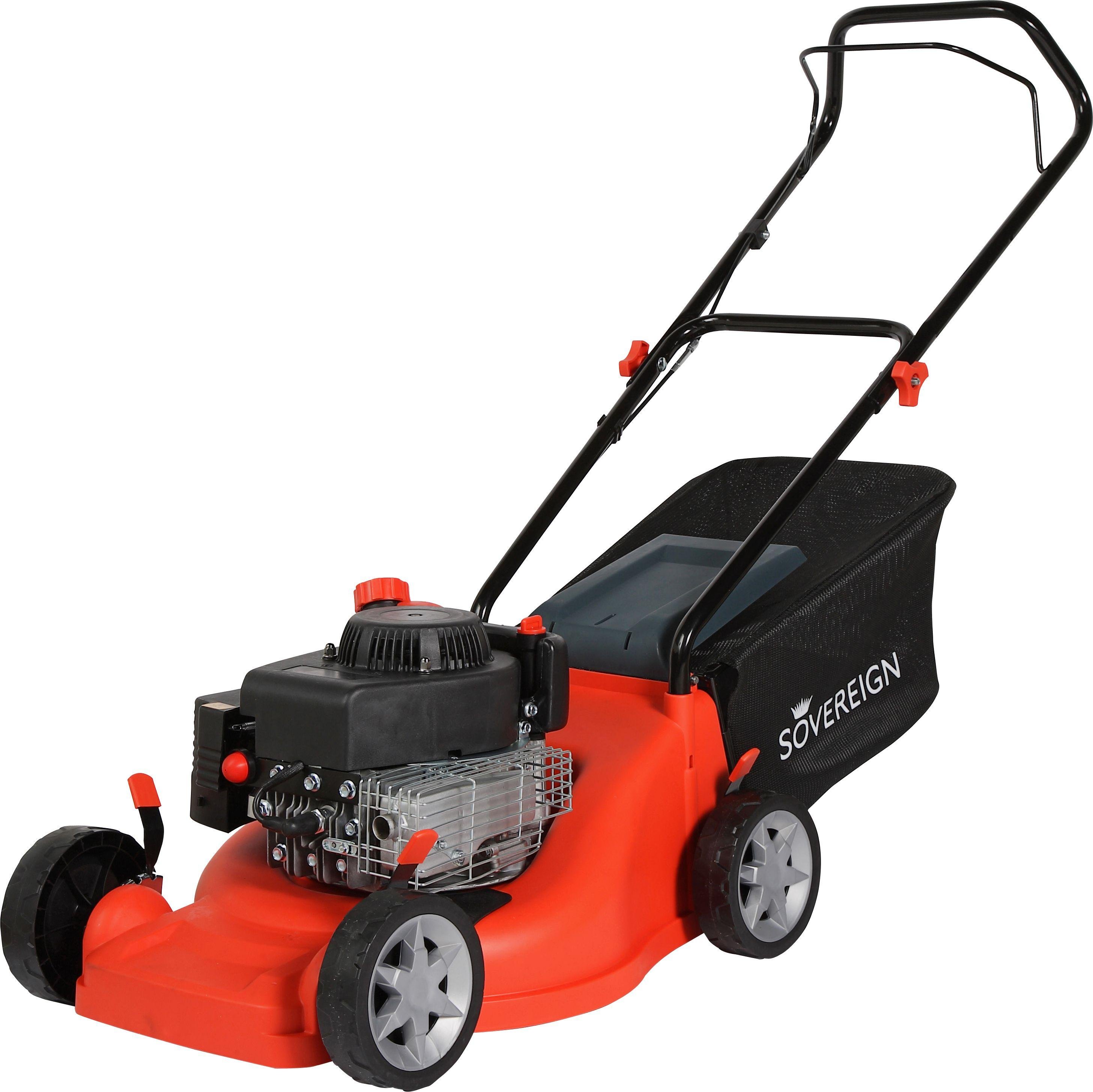Sovereign 150cc Push Petrol Rotary Lawn Mower 40cm