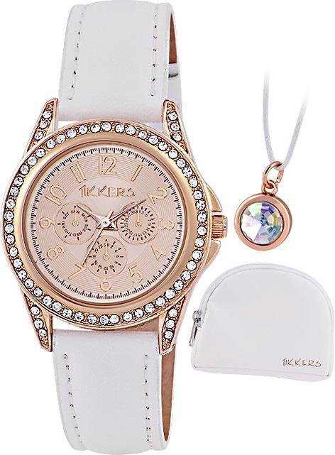 Tikkers - Girls White Strap Rose Dial - Watch Set Review