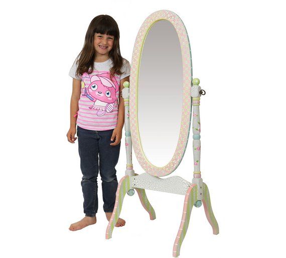 Buy Fantasy Fields Crackled Rose Standing Mirror at Argos.co.uk Your Online Shop for Mirrors