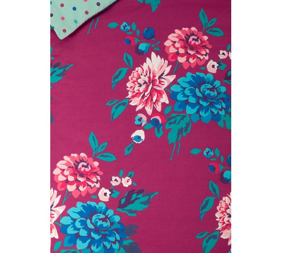 Buy HOME Liberty Plum Bold Floral Bedding Set Single at Argos.co.uk