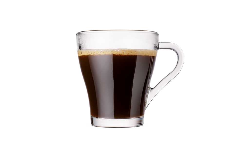 A cup of americano.