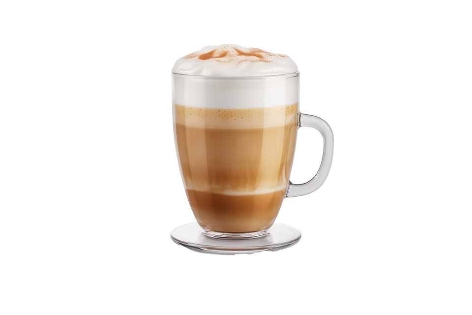 A cup of latte.