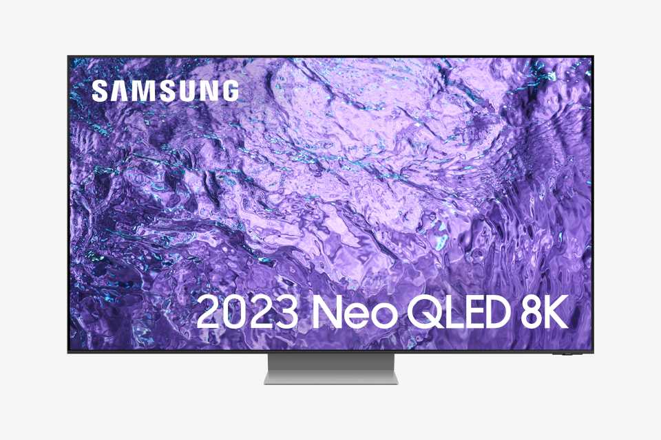 : A Samsung QN700C 8K Neo QLED Smart TV.