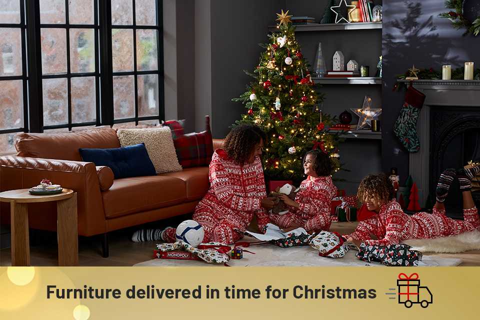 Get a head start. Shop furniture that will be here in time for the big day.