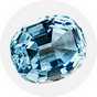 Aquamarine stone.