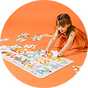 Puzzles and games.