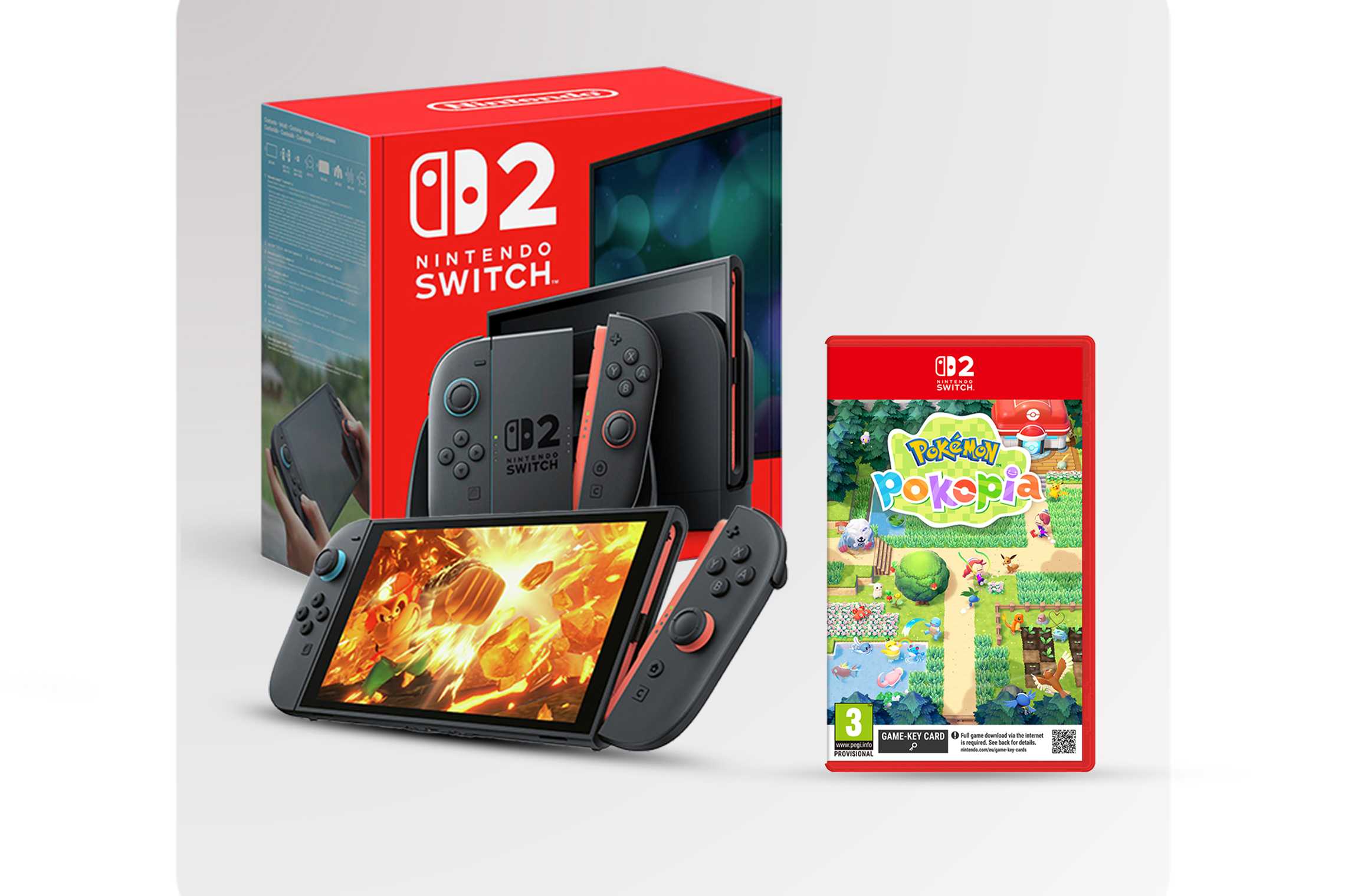 Lowest ever price on Nintendo Switch 2 Console. And add a selected game for just £20.