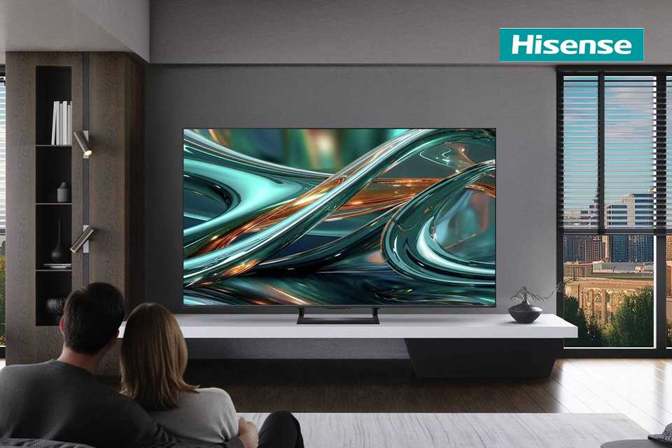 Claim £300 cashback. On selected Hisense TVs.