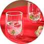 Hosting drinks.