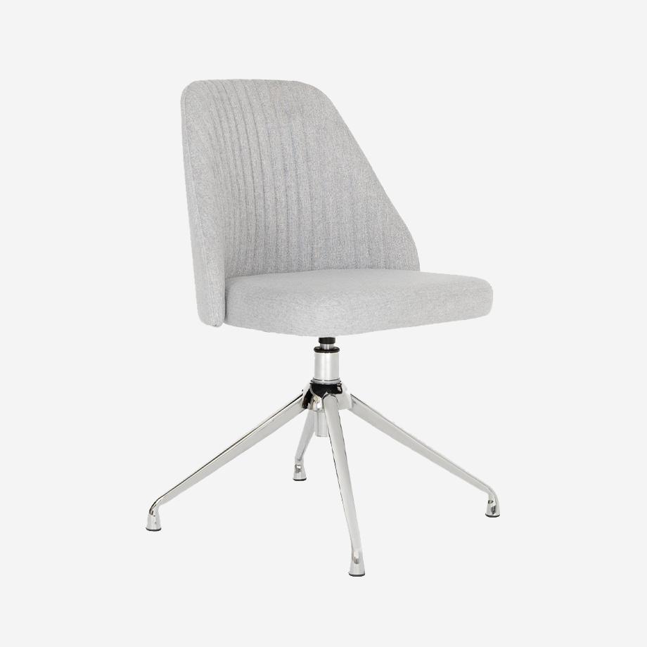 White office chair.