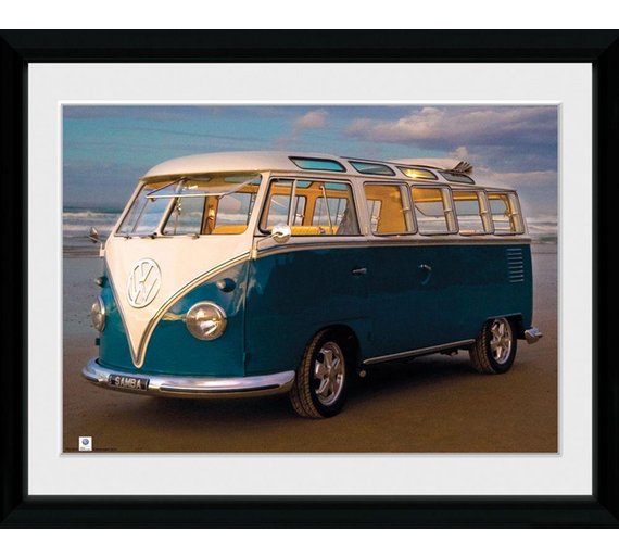Buy GB Eye Volkswagen Blue Kombi Framed Print at Argos.co.uk Your