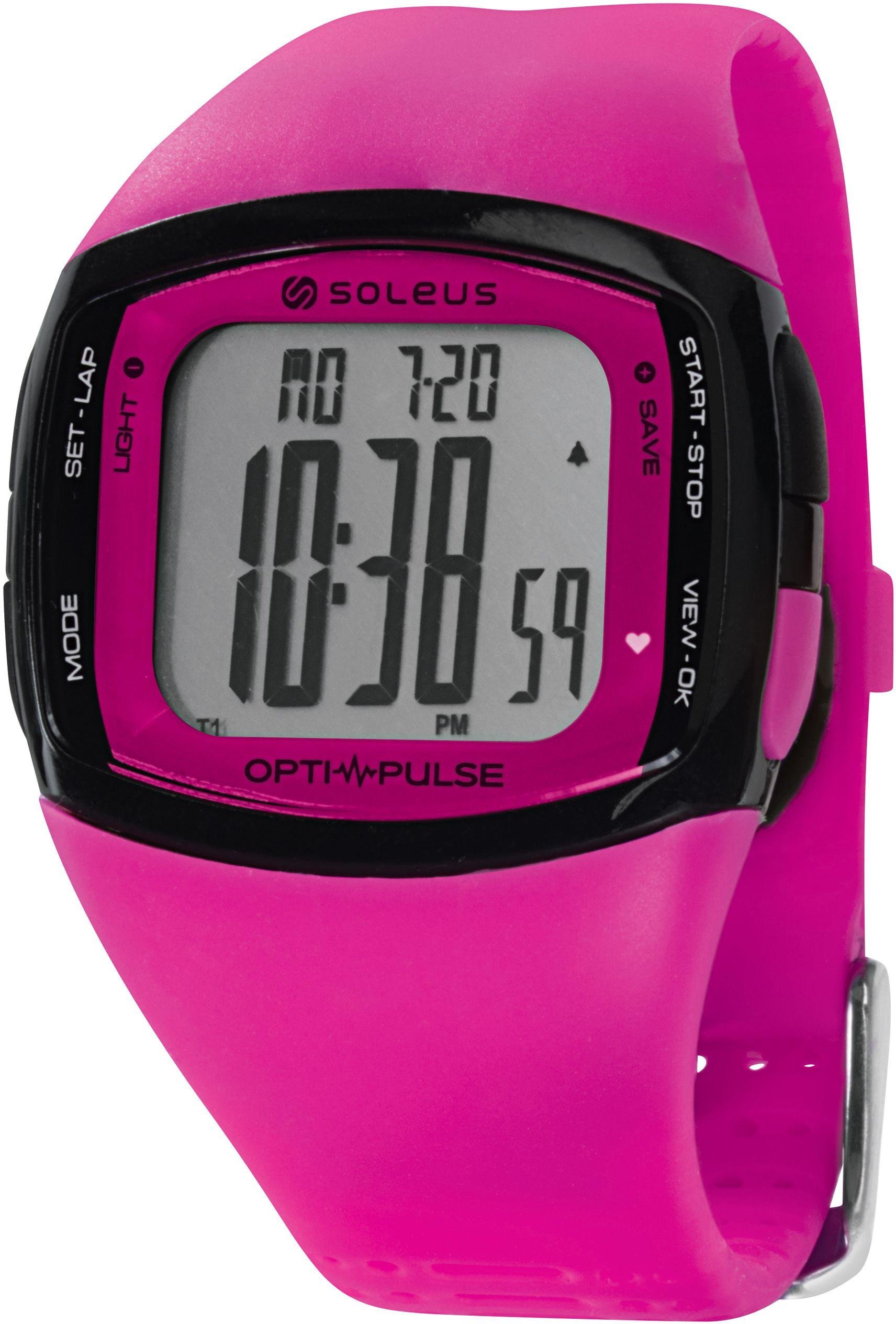 Soleus Rhythm Heart Rate Monitor Watch Black/Pink Review Review
