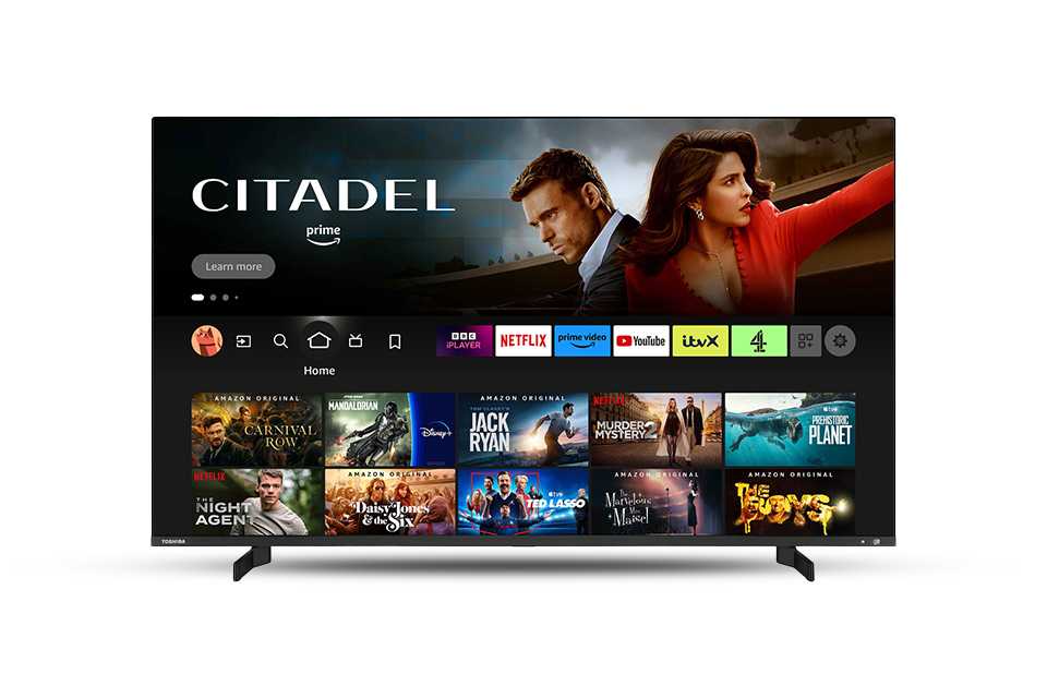 Toshiba Fire 50 Inch 50QF5D53DB Smart 4K UHD HDR QLED TV.