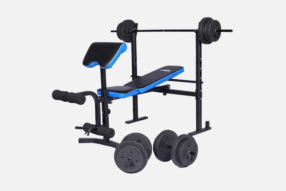 Pro Fitness folding workout bench.