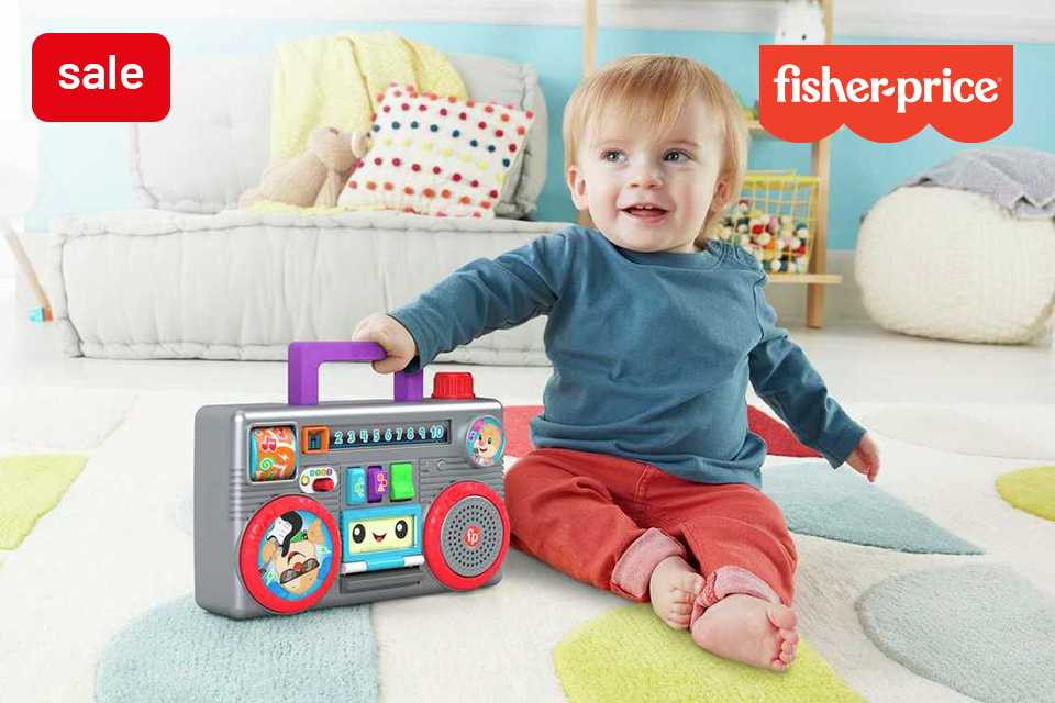 Save up to 25% on selected Fisher Price.