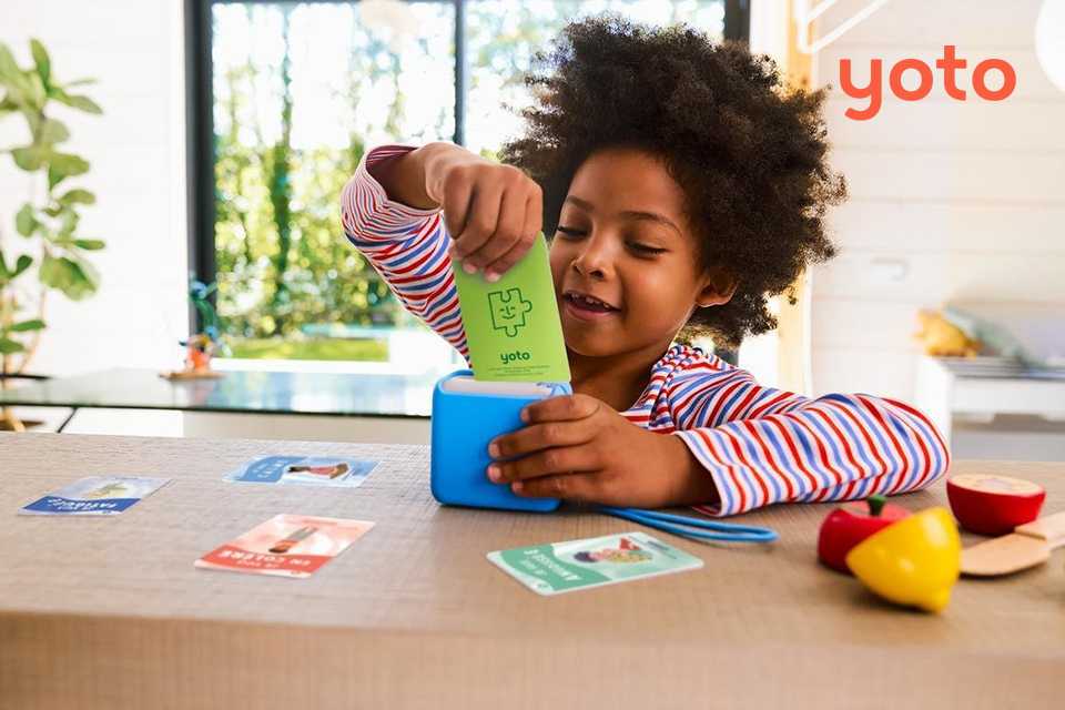 Literacy and communication toys. Including brands such as Tonies & Yoto!