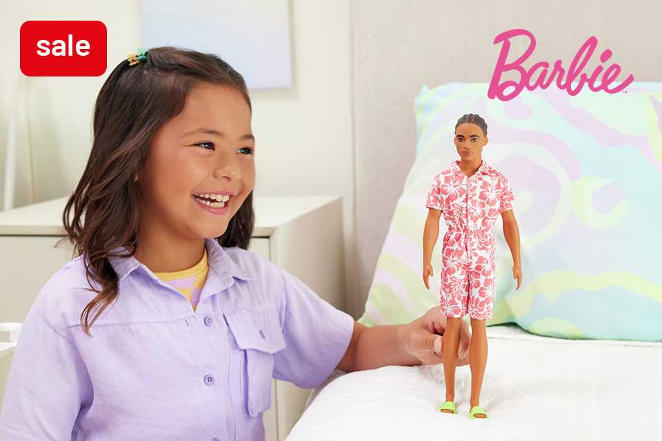 Save up to a 1/3 on selected Barbie.