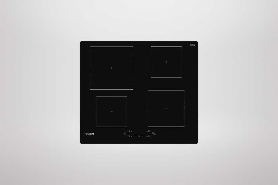 Hotpoint TQ1460SNE electric induction hob in black colour.